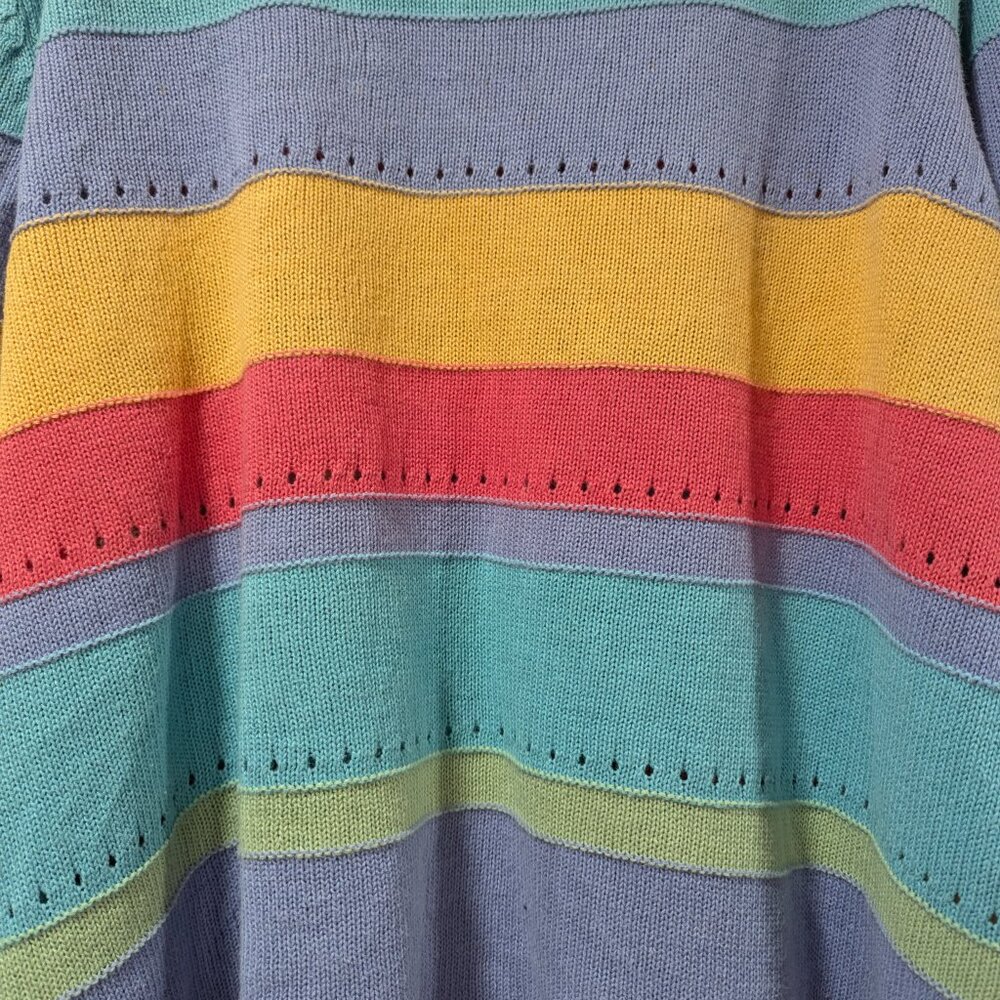 Koret Vintage Patchwork Plus Size Colorblock Butt… - image 3